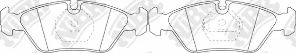Brake Pad Set, disc brake (PN0011)