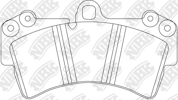 Brake Pad Set, disc brake (PN0346W)