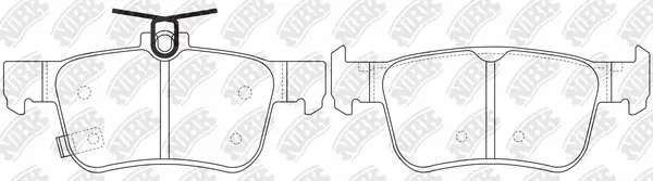 Brake Pad Set, disc brake (PN8813)