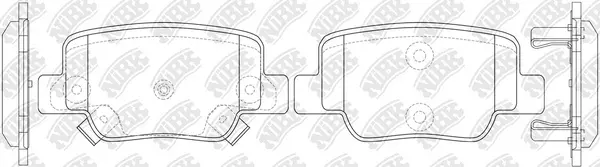 Brake Pad Set, disc brake (PN1842)