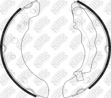 Brake Shoe Set (FN1251)