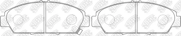 Brake Pad Set, disc brake (PN8293)