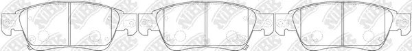 Brake Pad Set, disc brake (PN0388)