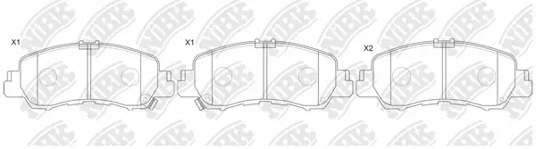 Brake Pad Set, disc brake (PN3816)