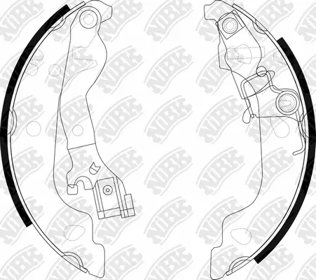 Brake Shoe Set (FN0561)