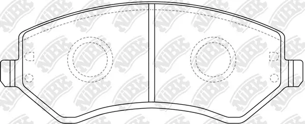 Brake Pad Set, disc brake (PN0058)