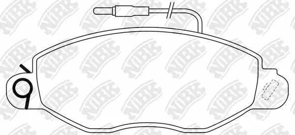 Brake Pad Set, disc brake (PN0836W)