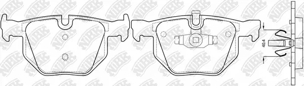 Brake Pad Set, disc brake (PN0092)