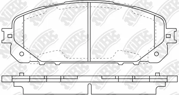 Brake Pad Set, disc brake (PN0848)