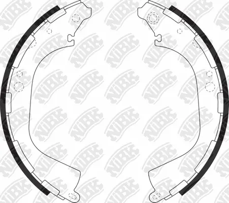Brake Shoe Set (FN1189)
