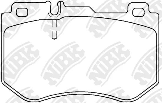 Brake Pad Set, disc brake (PN0584)