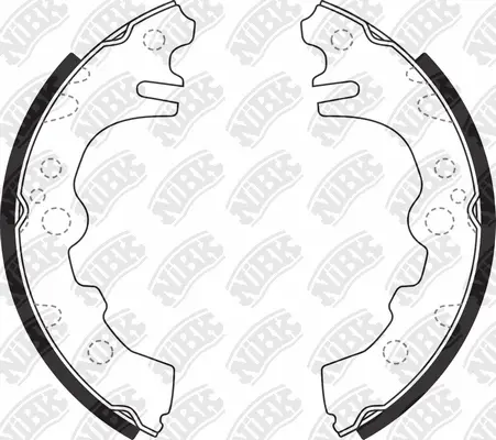Brake Shoe Set (FN0042)