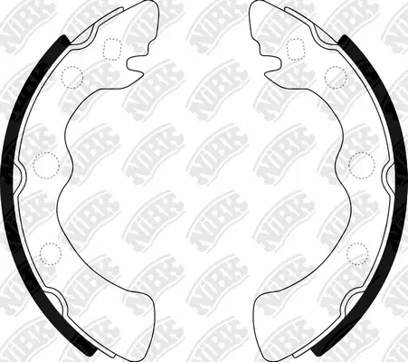 Brake Shoe Set (FN5504)