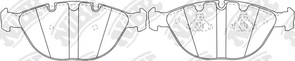 Brake Pad Set, disc brake (PN0336W)