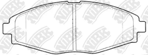 Brake Pad Set, disc brake (PN0390)
