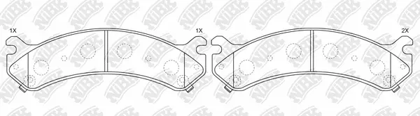Brake Pad Set, disc brake (PN0409)