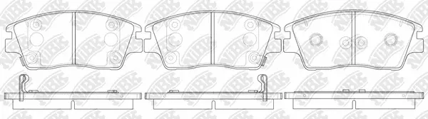 Brake Pad Set, disc brake (PN0661)