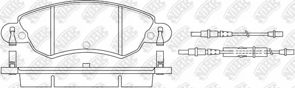 Brake Pad Set, disc brake (PN0183W)