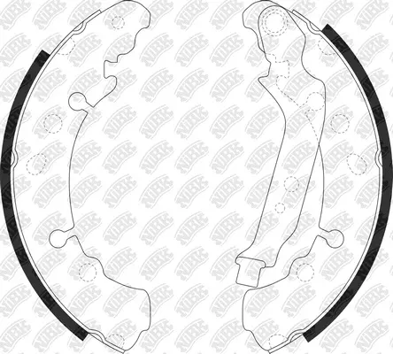 Brake Shoe Set (FN0622)