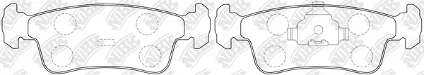 Brake Pad Set, disc brake (PN9008)