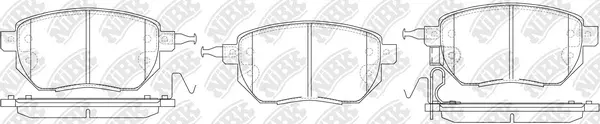 Brake Pad Set, disc brake (PN2901)