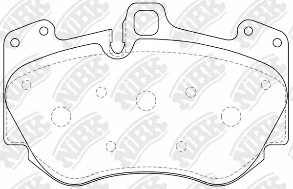 Brake Pad Set, disc brake (PN0726)