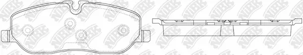 Brake Pad Set, disc brake (PN0484)