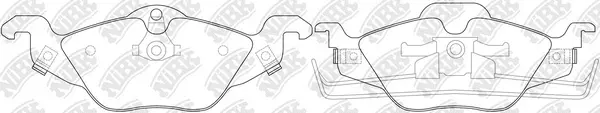 Brake Pad Set, disc brake (PN0189)