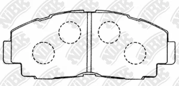 Brake Pad Set, disc brake (PN1192)