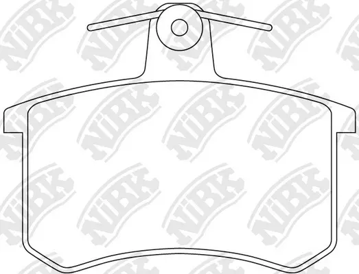 Brake Pad Set, disc brake (PN0017)