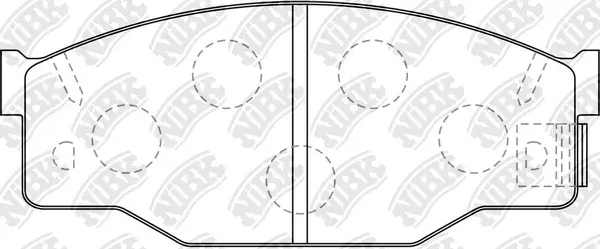 Brake Pad Set, disc brake (PN4150)