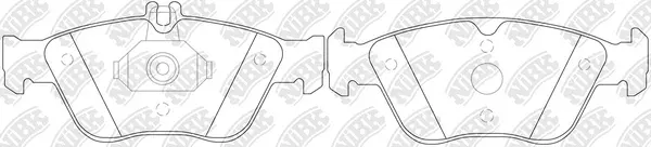 Brake Pad Set, disc brake (PN0026W)