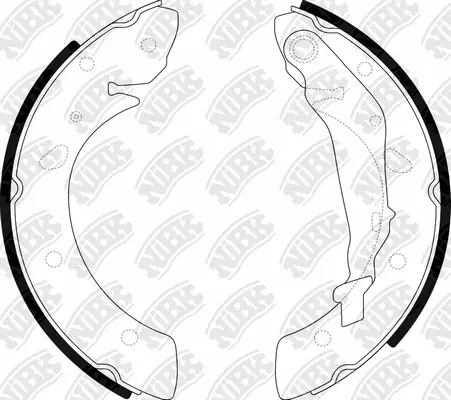 Brake Shoe Set (FN2347)