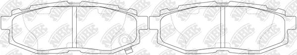 Brake Pad Set, disc brake (PN7803)
