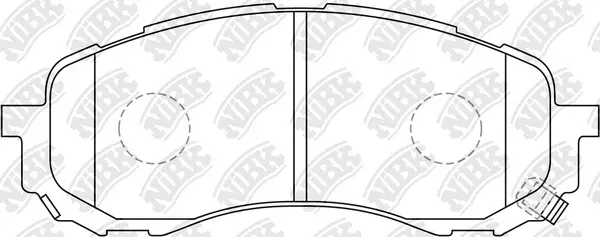Brake Pad Set, disc brake (PN7493)