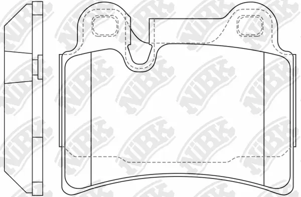 Brake Pad Set, disc brake (PN0541C)