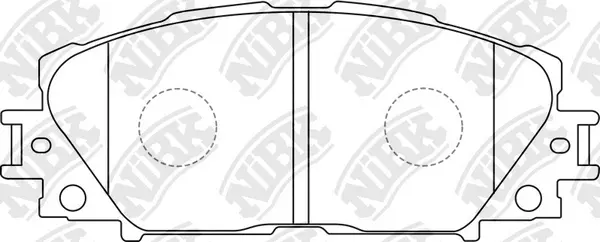Brake Pad Set, disc brake (PN1508)