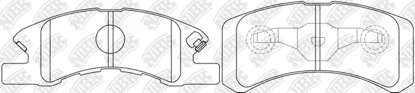 Brake Pad Set, disc brake (PN6428)