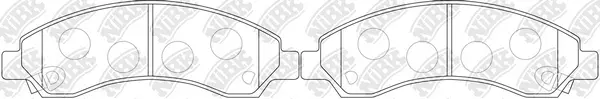Brake Pad Set, disc brake (PN0502)