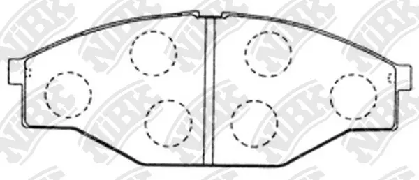Brake Pad Set, disc brake (PN1166)