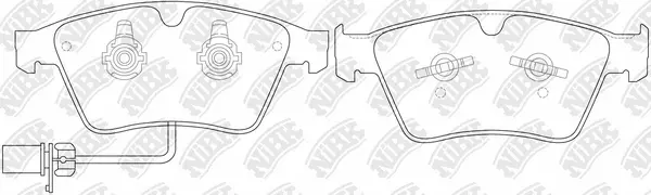 Brake Pad Set, disc brake (PN40003W)