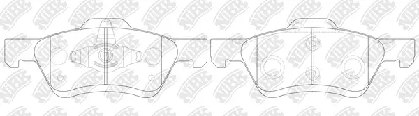 Brake Pad Set, disc brake (PN0071)