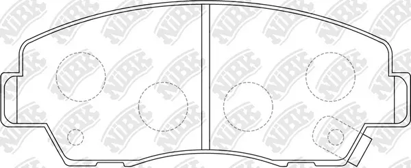 Brake Pad Set, disc brake (PN5297)