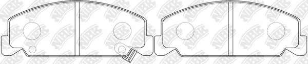 Brake Pad Set, disc brake (PN8190)
