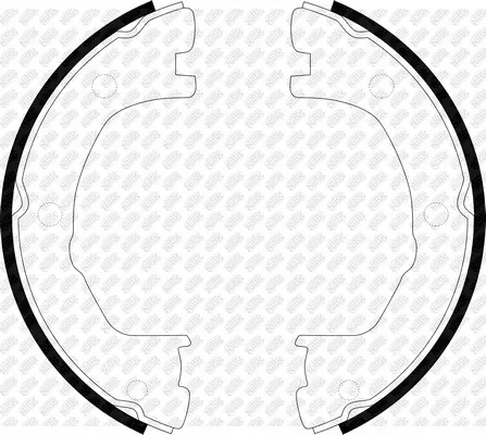Brake Shoe Set, parking brake (FN0577)
