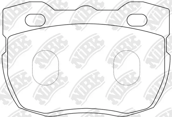 Brake Pad Set, disc brake (PN0238W)