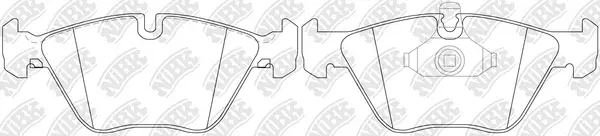 Brake Pad Set, disc brake (PN0027)