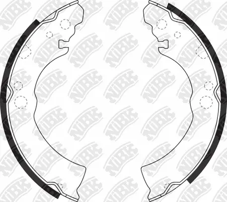 Brake Shoe Set (FN1164)