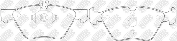 Brake Pad Set, disc brake (PN0166)