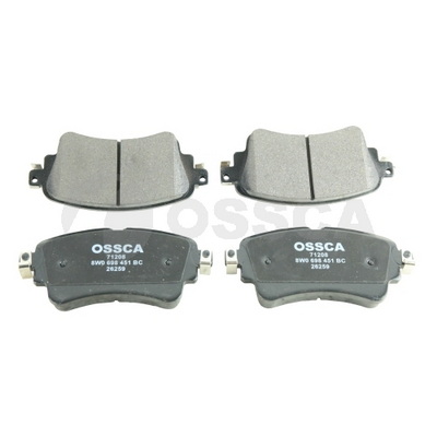 Brake Pad Set, disc brake (71208)
